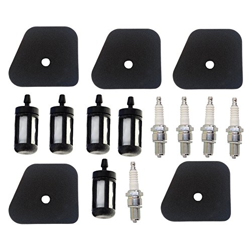 HIFROM (5 Set 4180 120 1800 Air Filter Spark Plug Fuel Filter for Stihl FS87 FS90 FS100 FS110 HT100 HT101 HL100 HL90 Trimmer