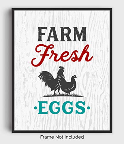 Rustic Farmhouse Kitchen Wall Art Signs - Set of 4-8x10 UNFRAMED Gray