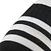 Fasoar Unisex Knee High Stripe Football Sports Tube Socks 2 Pack,6 Pack,10 Pack