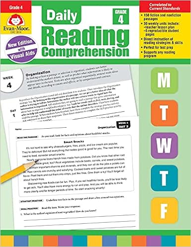 amazon com evan moor daily reading comprehension grade 4 homeschooling classroom resource workbook reproducible worksheets teaching edition fiction and nonfiction lesson plans test prep 9781629384771 evan moor educational publishers books