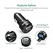 USB C Car Charger RAVPower Car Adapter with 5V/3A  Type C and iSmart 2.0 Ports, Compatible Google Pixel  Nexus, Galaxy S9 S8 Note 8, LG G6, HTC 10 and  iPhone XS XR X 8 7 Plus, iPad and More