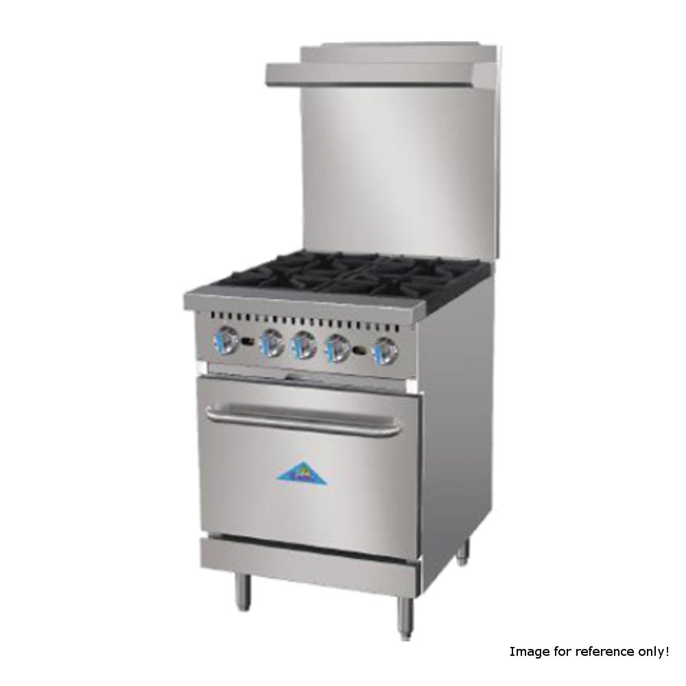 Comstock Castle R4 24" Wide Gas Range with Four Burners