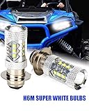 H6M LED Headlight Bulb for Yamaha YFM250 350 450 660 700 Rhino Raptor Banshee Headlamp Blubs