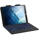 ZAGG Slim Book Ultrathin Case, Hinged with Detachable Bluetooth Keyboard for 5th Gen 2017 Apple iPad Pro 10.5 - Black