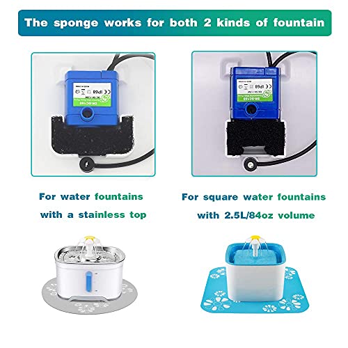 Cat Fountain Filter Replacement 14 Packs for Veken and Identical