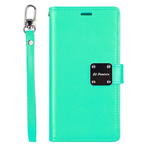 LG Stylus 4/Stylo 4 [El Lumiere Prime Wallet Case] Multi-Card Slot Wallet Case [Drop Protection] Premium Leather [Kickstand Feature] (P-Mint)