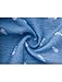 uxcell Men's Shirt Casual Slim Fit Short Sleeve Button Down Printed Shirts Blue 46