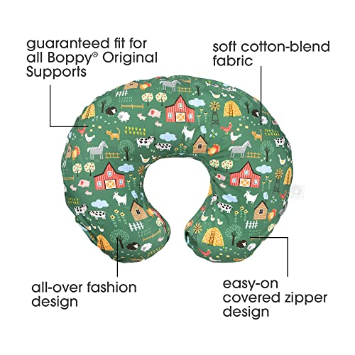 Boppy Original Support Cover, FKA Boppy Nursing Pillow Cover, Green