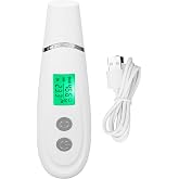 Portable Skin Moisture &amp; Oil Analyzer, Digital Skin Detector Tester with LED Display, Facial Hydration Sebum Scanner for Beauty Salon Spa Home Use, White