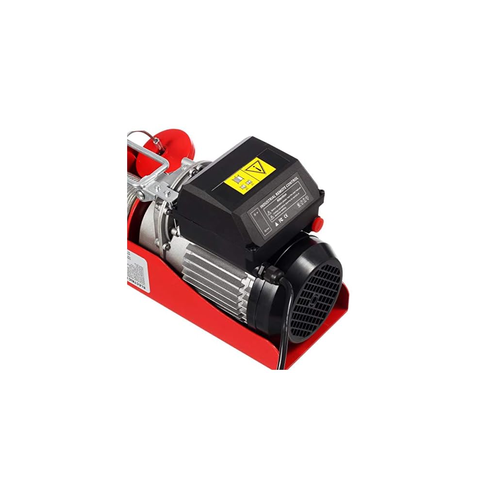 Partsam 1320lbs Automatic Lift Electric Cable Hoist with Wireless