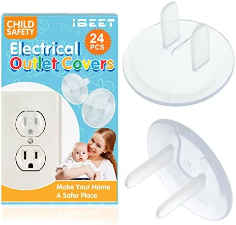 Baby Safety Outlet Plug Covers, Cover Socket Completely, Not Easy to Remove for Children,Clear Child Socket Protection