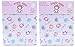Honey Baby Pink Elephant Toddler Bed or Crib Sheets 2-Pack (100% Cotton)