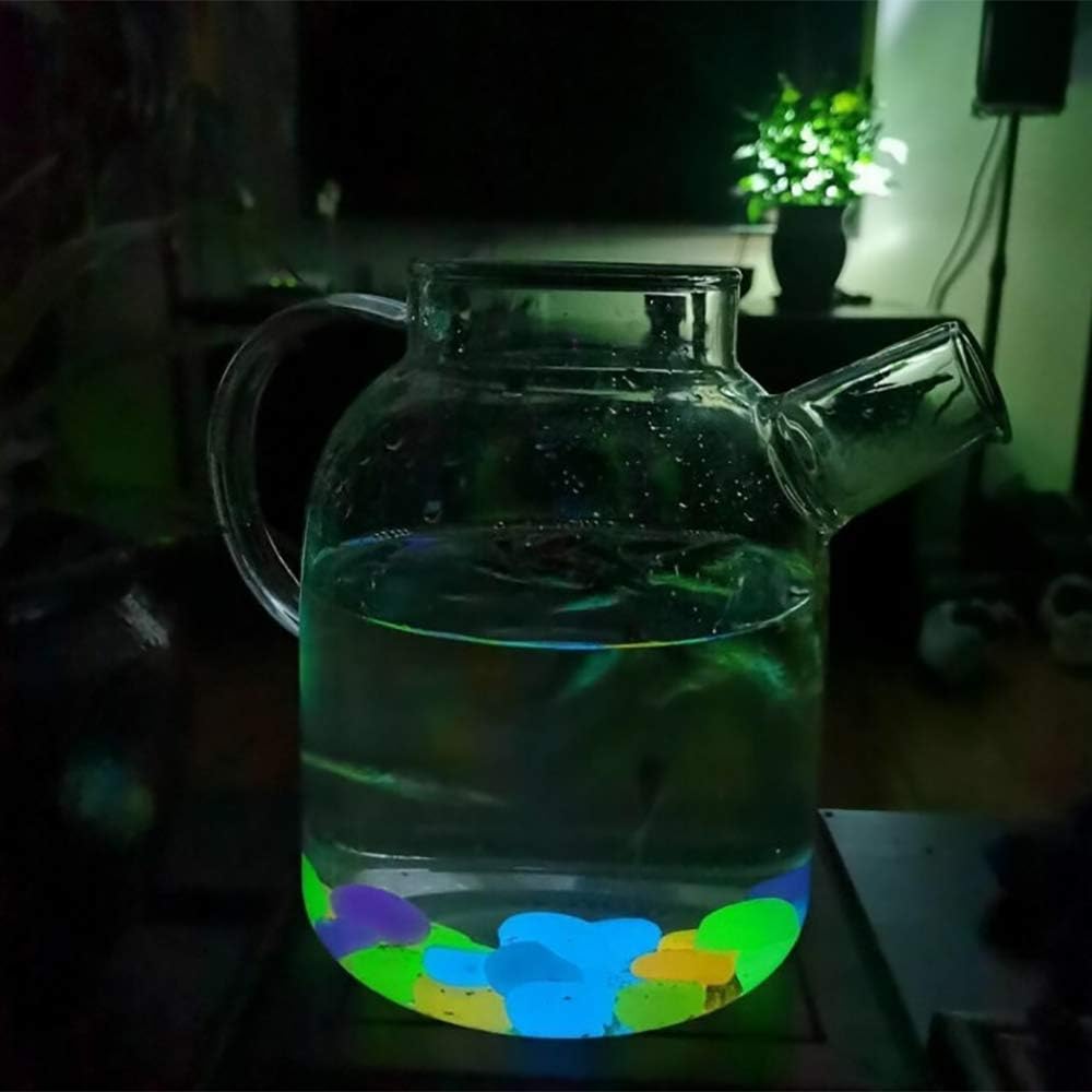 (450 pcs) Glow in The Dark Rocks Pebbles Stone Mixed Color Glow for Garden Walkway Yard and DIY Decorative Gravel Stones, Fish Tank Aquarium Rocks, Solar Backyard LED Patio Decorate : Garden & Outdoor