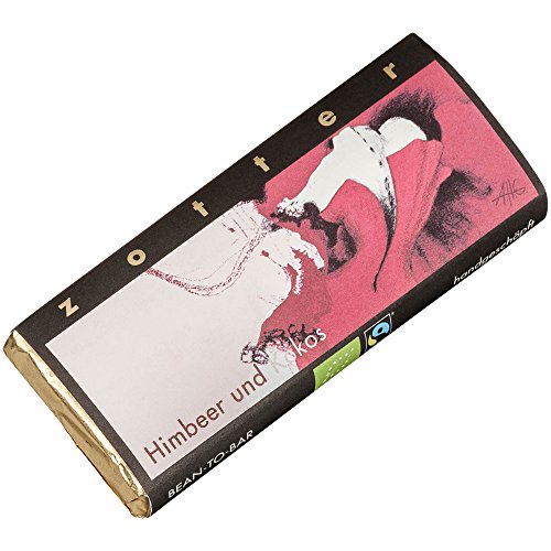 Zotter - Bio Fairtrade Himbeer-Kokos Schokolade - 70g – Bild 5