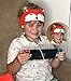 Charlxee Kids Headphones Cozy Foldable Headphone Headband Toddler Headphones for Air Travel or Home -Orange Fox