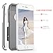BENTOBEN iPhone 6S Case, iPhone 6 Case, 2 in 1 Slim Hybrid Hard PC Cover with Vertical Black White Strips Design Soft TPU Bumper Shockproof Protective Phone Case for iPhone 6/6S 4.7 Inch, Black/Gray