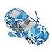 ThinkMax 4PCS Diecast Cars Vehicle Models Vehicles Set, Pull Back Helicopter And Race Cars for Boy