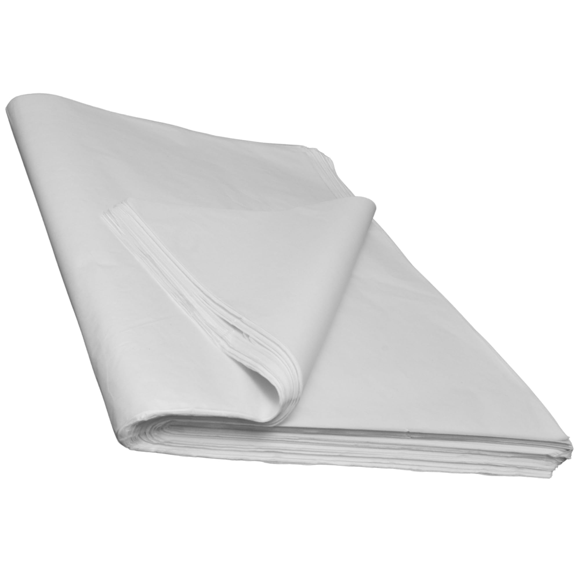 KAPCO 100 Acid Free White Tissue Paper Sheets - 20x30 Inches | Wrapping Paper for Gifts, Packaging, Arts & Craft | Safe Packing Tissue for Fragile Items, Clothes & Valuables - 500x750mm | 18gsm