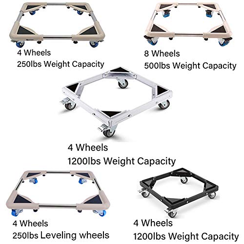 SPACECARE Telescopic Furniture Dolly Roller with Swivel Locking Casters - Thumbnail 2