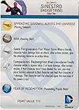 Heroclix DC War of Light #056 Sinestro (Indigo Tribe) Figure Complete with Character Card