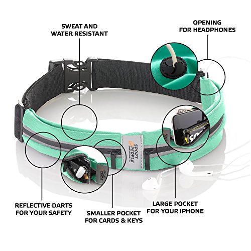 image for Sport2People Running Belt USA Patented. Fanny Pack for Hands-Free Work