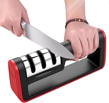 Amazon 包丁研ぎ器 ナイフ研ぎ シャープナー 切れ味 キッチン用 3段階研ぎ 粗研ぎ 細研ぎ 仕上げ研ぎ 母へのいいプレゼント 研ぎ器 オンライン通販 Amazon 包丁研ぎ器 ナイフ研ぎ シャープナー 切れ味 キッチン用 3段階研ぎ 粗研ぎ 細研ぎ 仕上げ研ぎ 母へのいいプレゼント 研ぎ器 オンライン通販