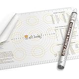The Original Silicone Pastry XLarge Baking Mat with Measurements. Finally a Baking Mat that Really Works. Exclusively Designed in the USA