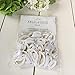 ANGEL & DOVE 25 Compostable Balloon Seals With String - the fastest way to tie your balloons!