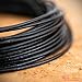 2mm Genuine Round Leather Cord Strips for Bracelets, Necklaces, Beading, and Other Jewelry Making – 10 Yards / 9.1 Meters – Black