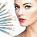 Eye Crown Synthetic Quality Good Makeup Brushes Set with Case Mermaid Shape 11 Pieces - Foundation Blush Face Concealer Eyeliner Shadow Cosmetics Brush Set