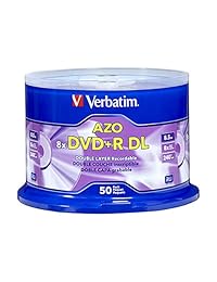 Verbatim DVD+R DL 8.5GB 8X Surface unidad de disco óptico 50 discos