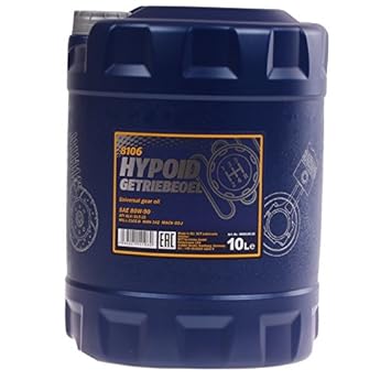MANNOL Hypoid Getriebeoel 80W-90 API GL 4/GL 5 LS, 10 Liter