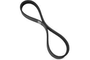 JUQAFY Cogged Wedge Banded Belt Fit for Vermeer SC252, 1 5/8" x 47 3/4" Toothed V-Belt Replacement 142468001 180007296