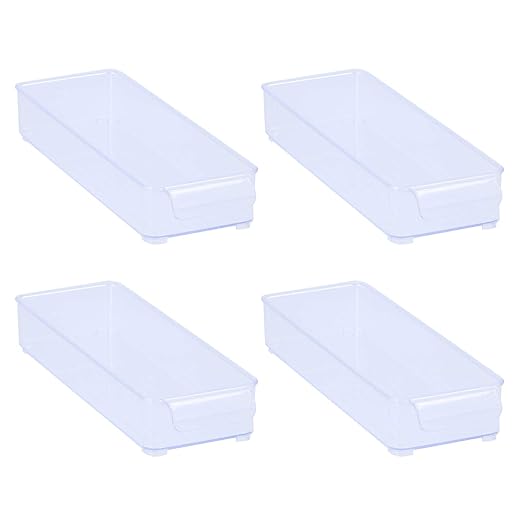 Juego de 4 cajas organizadoras para frigorífico o de cocina, 30 x ...