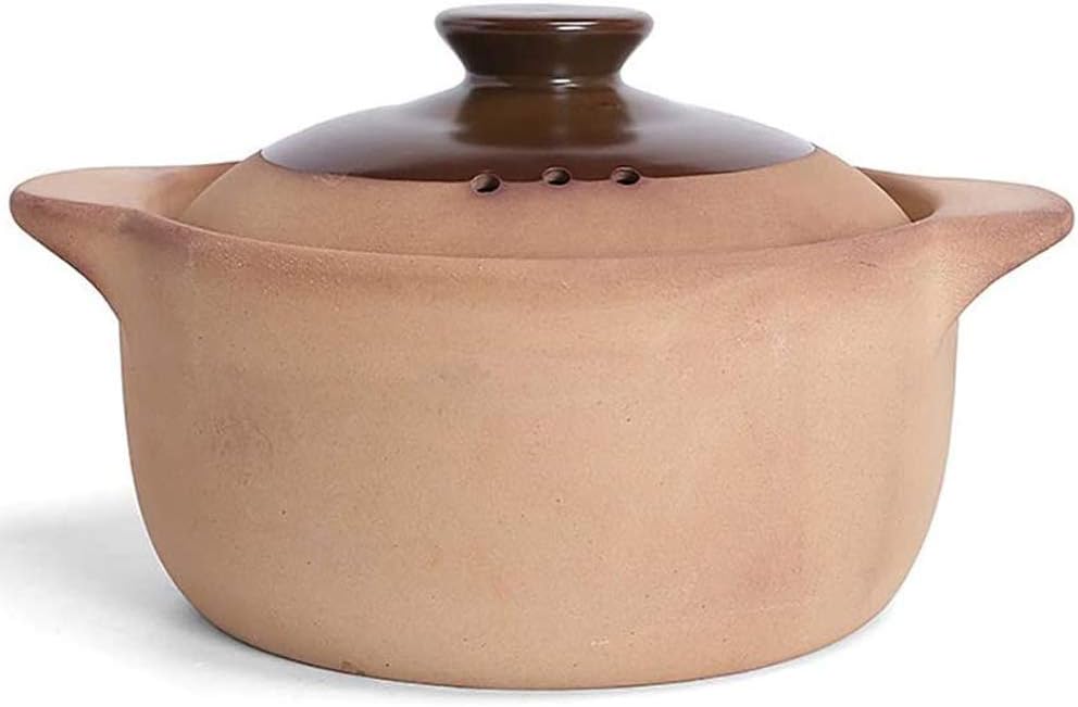 Japanischer Tontopf 2,2L - Keramik Schmortopf Mit Deckel Für Eintöpfe & Suppen