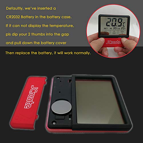 2 jcreate+Thermometer+Temperature+Terrarium+Amphibians