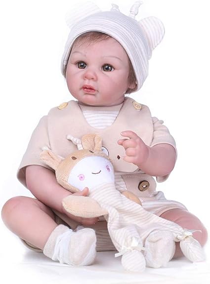 Amazon.com: Medylove Muñeca bebé reborn en vinilo de silicona de 19 pulgadas muñeca reborn niña con peso cuerpo realista recién nacido bebé: Toys \u0026 Games
