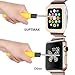 [Edge to Edge] SUPTMAX Apple Watch Screen Protector Series 1 38mm FULL Coverage [Anti-Scratch] Apple Watch Cover Tempered Glass Screen Protector (38mm-Gold)
