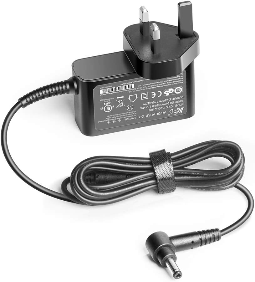 Dyson Charger,KFD Replacement Charger for Dyson Cordless Vacuum Cleaner Dyson Cyclone V10 V11 V12 V15 Detect SV12 SV14 SV22 SV20 969042 969350 217160 Handheld Hoover Spare Power Adapter Cable 30.45V