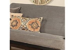 FUTONX Queen Size Plush Futon Cover Only Zippered Slipcover Fits 6-8 inch Futons Mattress (Thunder, Queen Size)