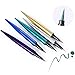 UCANBE 5PCS Liquid Eyeliner Pen Waterproof Eye Gel Shimmer Sparkle Smudge Proof Pigmented Eyeshadow Eye Liner Pencil Cosmetics (Set of 5)