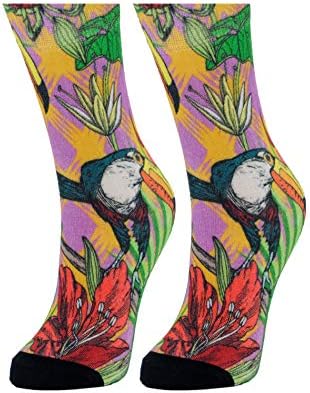MekSocks Colorful Novelty crew dress funky bamboo unisex casual design socks