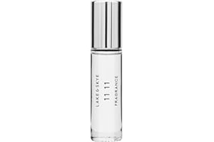Lake & Skye 11 11 Rollerball Fragrance Oil, 0.33 fl oz (10 ml) - Sheer, Uplifting Scent, Skin Musk
