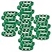 109 Piece Mega St Patrick's Day Toy Novelty Assortment; 12 Shamrock Necklaces, 24 Rubber Shamrock Bracelets, 72 St Patrick's Tattoos + BONUS Gift Boutique Happy St Patrick's Day Balloon!!