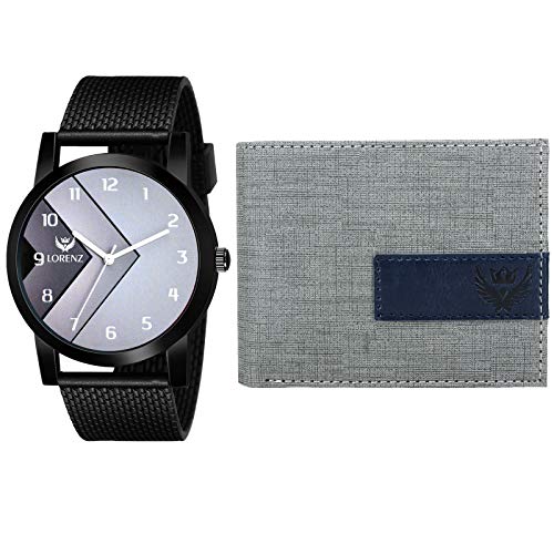 LORENZ Luxury Analogue Men’s Watch(Grey...