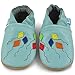 JUICY BUMBLES Soft Leather Baby Shoes - Toddler Shoes with Suede Soles