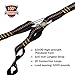 Veego Hammock Straps,Hammock Tree Straps 2000+ LBS Heavy Duty Lightweight 100% No Stretch Suspension System Kit XL Long with 40 Adjustable Loops and 2 Carabiners for Camping,Hiking
