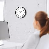 Coslife Wall Clock 9 Inch Silent Quartz Battery Operated Non Ticking view 7