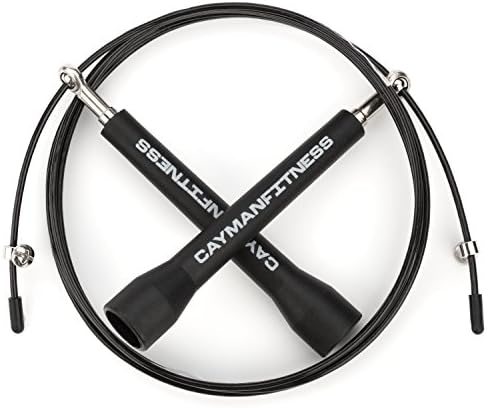 Cayman Fitness Speed Cable Jump Rope - with Stainless Steel Ball Bearings