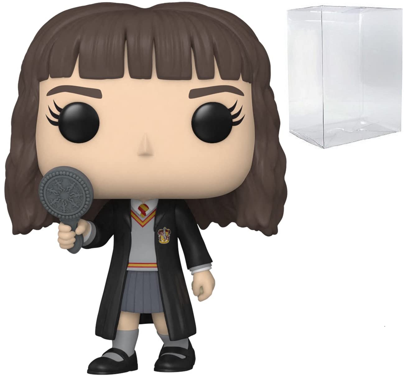 HARRY POTTER Chamber of Secrets 20th Anniversary - Hermione Granger with Mirror Funko Pop! Vinyl Figure (Bundled with Compatible Pop Box Protector Case), Multicolor, 3.75 inches